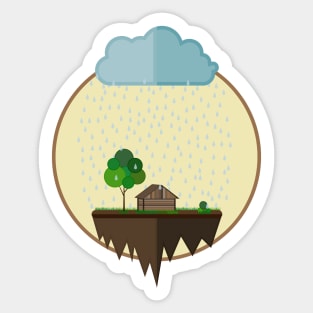 farm oasis Sticker